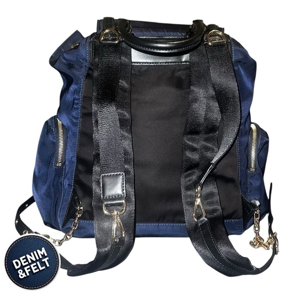 Michael Kors Dark Navy Blue Unisex Mott Large Nylon Baby Diaper Backpack | EUC?